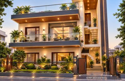 200 GAJ, CORNER, 6 BHK, DOUBLE STORY, SECTOR 123 GMADA SIDE, 8 CAR PARKING SPACE